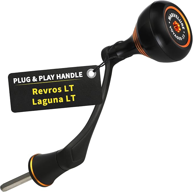 Locked-Type Power Handle (Hexagon Shaft) Compatible for Daiwa Revros LT Crossfire LT Legalis LT Regal LT Laguna LT Eliminator QR Spinning Reels