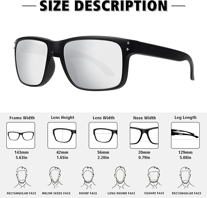 MEETSUN Polarized Sunglasses for Men Women Sports Driving Fishing Glasses UV400 Protection