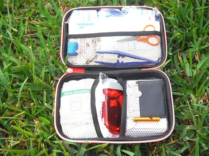 Galaxy 279 Pcs First Aid Kits for Survival Emergency Trauma Sport Medical Hunting Camping Hiking Outdoor IFAK EMT Bag (____279 Pcs Red First Aid Kits)