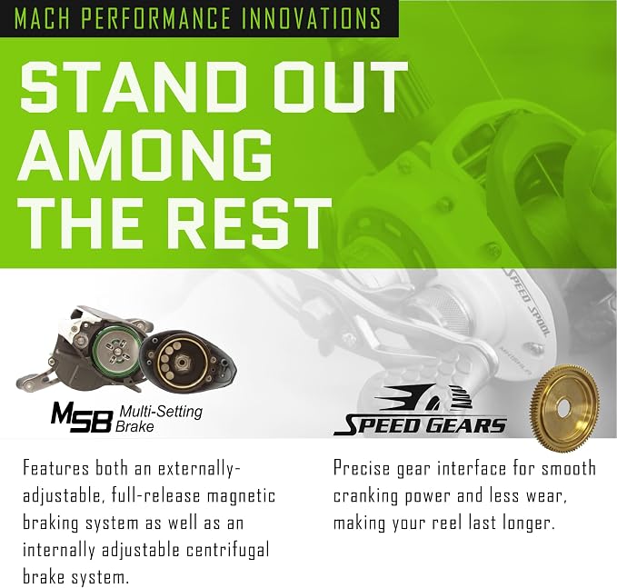 Lew's Mach Crush Baitcast Reel