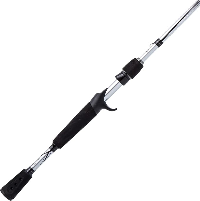 Abu Garcia Vengeance Casting Fishing Rod, 1-Piece Graphite Fishing Rod for Freshwater or Saltwater Fishing, Shock Absorbing Tip