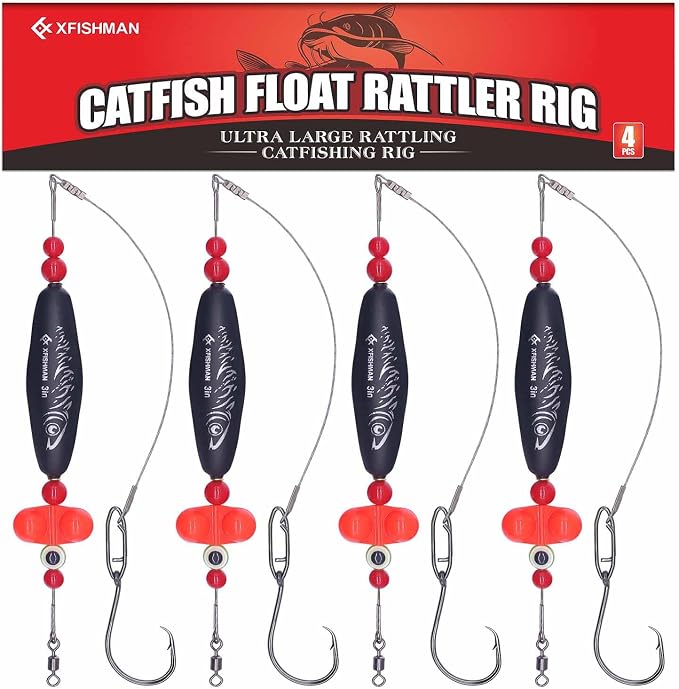 Catfish-Rig-for-Bank-Fishing-Catfishing-Tackle-Floats-with-Rattler-Santee Cooper Rig Equipment