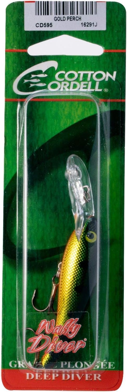 Cotton Cordell Wally Diver Walleye Crankbait Fishing Lure