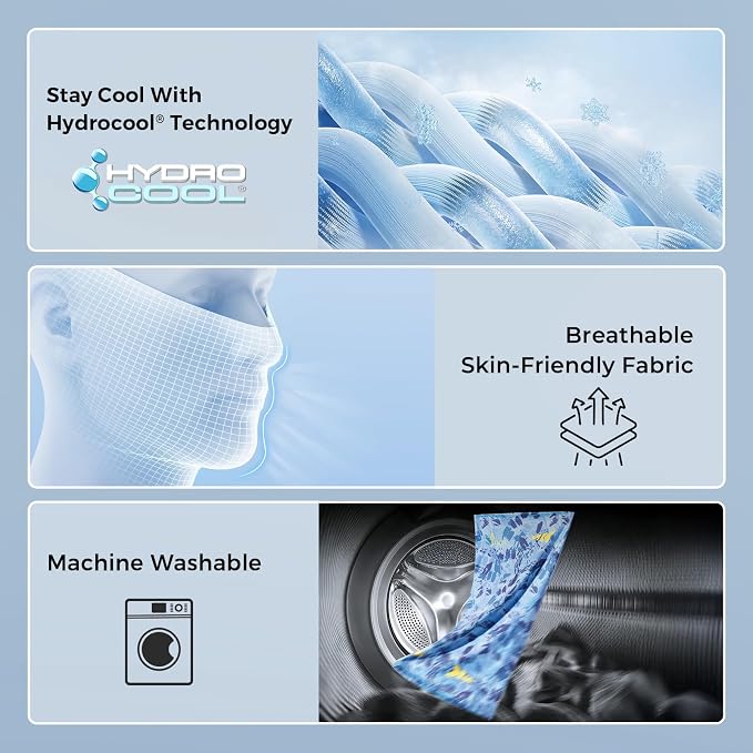 KastKing Sol Armis UPF 50 Boonie Hat - Sun Protection Beach & Hiking, Fishing, Paddling, Rowing, Kayaking - Silver Mist Agies Neck Gaiter-UPF 50+ Balaclava Face Mask