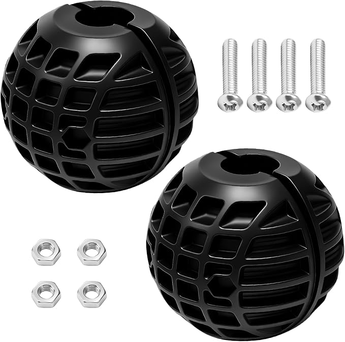 16mm Hole Ball Stopper for 3/8" ID Spring Driven Air Hose Reel - Prevents Tangling and Damage, Adjustable Hose Bumper, Fits Auto Rewind Retractable Hose Reel Need to Screw Tightl