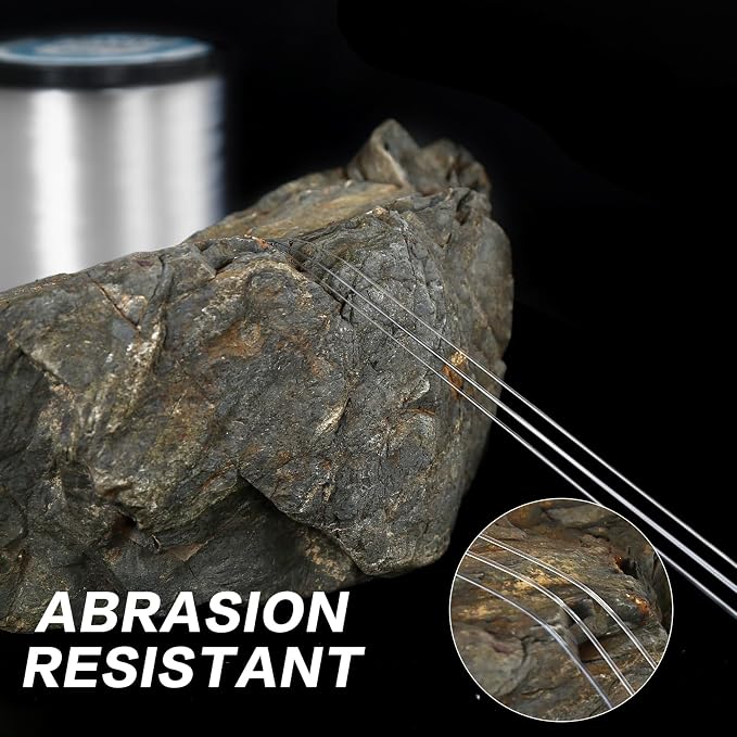 UANTA Monofilament Fishing Line, Superior Abrasion Resistance Mono Line, Ultimate Saltwater Fishing Line Leader Materials, 2025 New Fishing Line Unique Camo Design