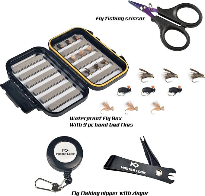 Stealth Fly Fishing Rod Combo Starter Kit