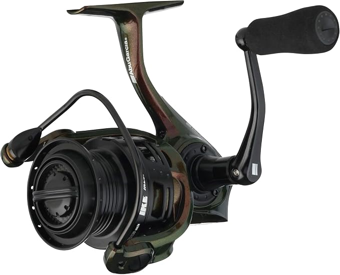 Abu Garcia IKE Signature Spinning Reel, Reliable Freshwater Fishing Reel, Durable & Lightweight Aluminum Construction, Everlast Bail System