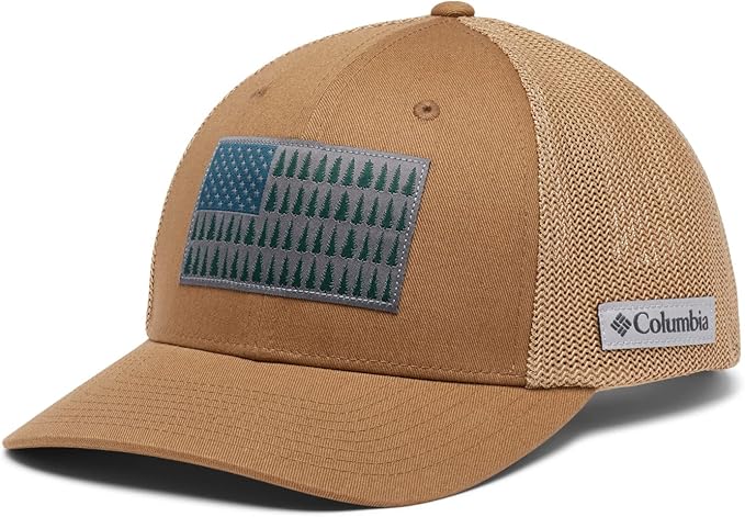 Columbia Unisex PFG Fish Flag Mesh Ball Cap