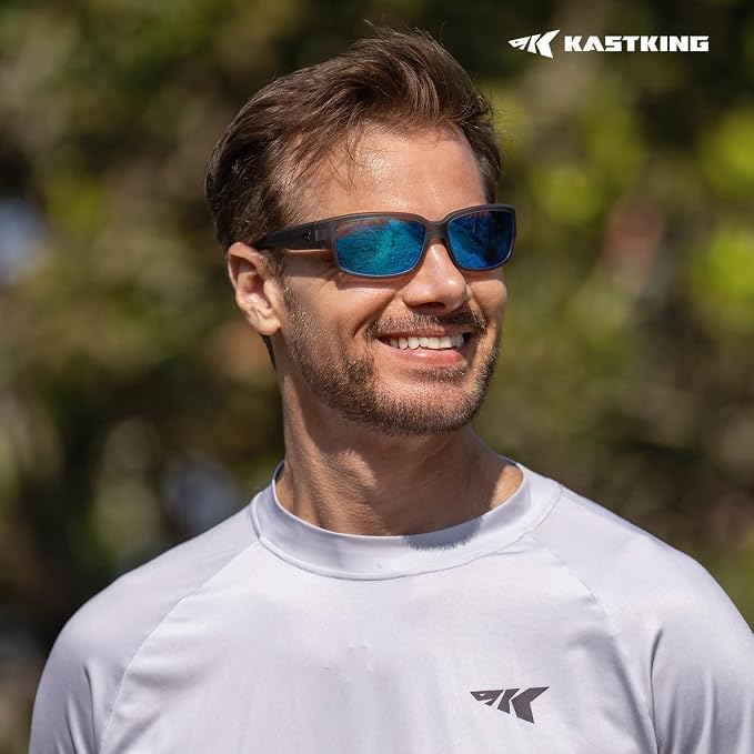 KastKing Skidaway Polarized Sport Sunglasses for Men and Women,Ideal for Driving Fishing Cycling and Running,UV Protection
