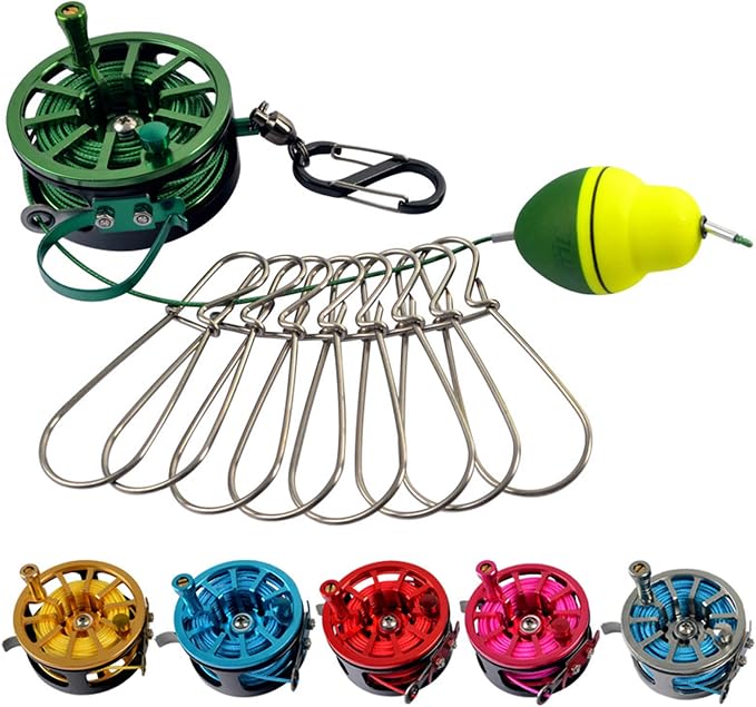 Joyeee Fish Stringer, Foam Fishing Float, Lures, Baits, Ice Spearing Equipment Multi-Tools
