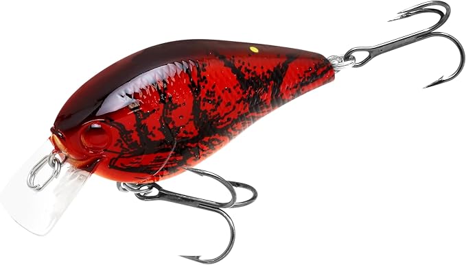 LUCKY CRAFT LC 1.5 Silent Squarebill Crankbait Fishing Lure, 2-3/8", Bass Fishing Lures for Freshwater, Hard Crankbait with Treble Fishing Hooks, Fishing Accessories