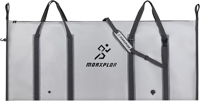 MORXPLOR Insulated Fish Cooler Bag for Fishing 41x17 47x17In 50x20In 60x24 72x30 80X40 Inches,Large Insulated Fish Kill Bag,Fishing Catch Bag Cooler with Water-resistant Zipper