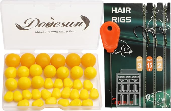 Dovesun 41PCS/151PCS Carp Fishing Hair Rigs Baits Carp Rigs Kit Fishing Equipment Accessories