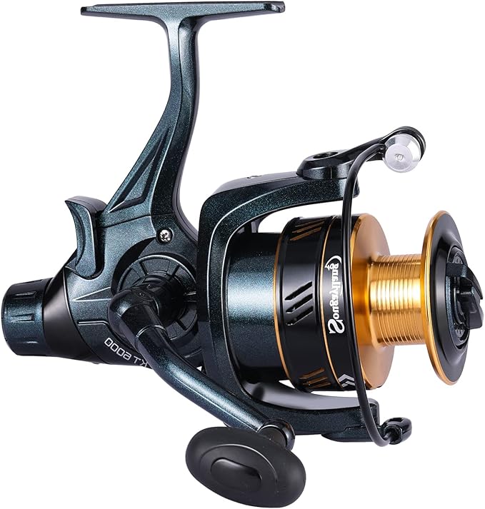 Sougayilang Carp Fishing Reel 13+1 Stainless Steel BB Bait Feeder Spinning Reel for Freshwater and Saltwater
