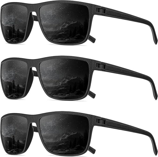 Polarized Sunglasses Men, Mens Sunglasses Polarized UV protection Lightweight Sun Glasses for Driving Fishing Golf