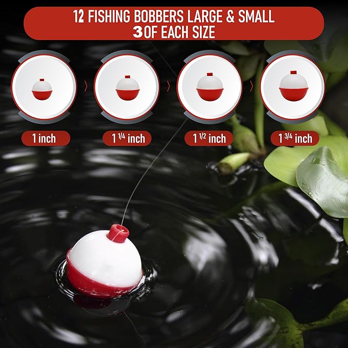 Bobbers for Fishing/Snap on Fishing Bobbers Assortment