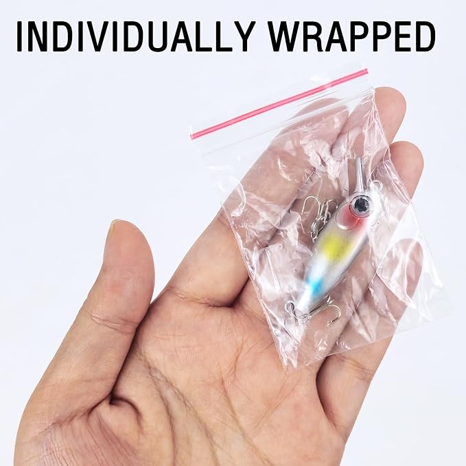 Fishing Lures Large Hard Bait Minnow VIB Lure with Treble Hook Life-Like Swimbait Fishing Bait Popper Crankbait Vibe Sinking Lure for Bass Trout Walleye Redfish