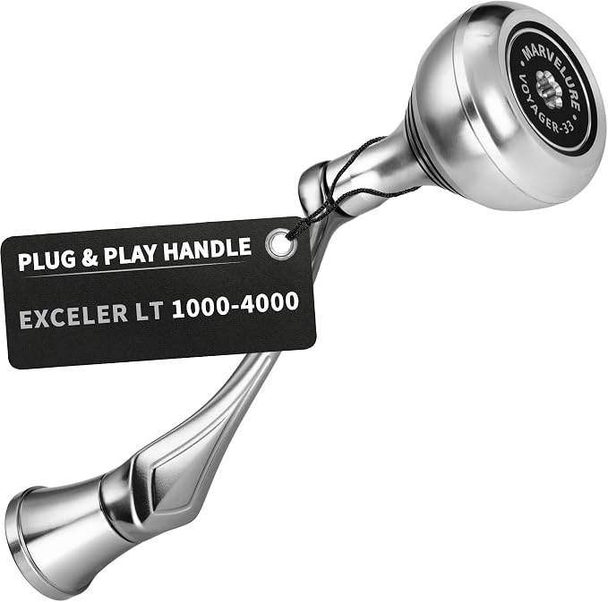 Mamba Series Power Handle 2.28'' (58 mm) Compatible for Daiwa Fuego LT, Ballistic LT, Tatula LT, Exceler LT 1000-4000 Spinning Fishing Reels
