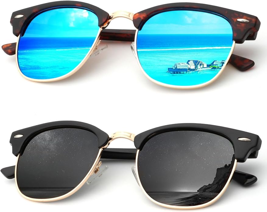 KALIYADI Sunglasses Men Polarized for Mens and Womens Unisex Sun Glasses for Driving UV Protection
