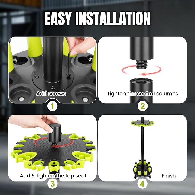 Hikeen Fishing Rod Holder for Garage, Fishing Pole Holders Rod Rack, Holds up to 20 Rods with Rolling Wheels, Fishing Gear Equipment Storage Organizer