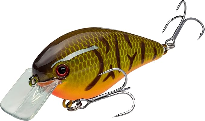 Strike King KVD 1.5 Hard Knock Fishing Lure, 3/8 oz, 3D Lifelike Eyes