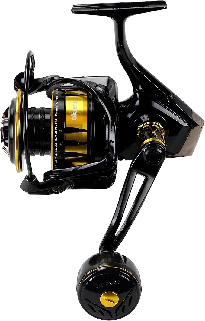 Okuma Tesoro Alumilite Waterproof 13BB Saltwater Spinning Reel, TSR-6000Xa