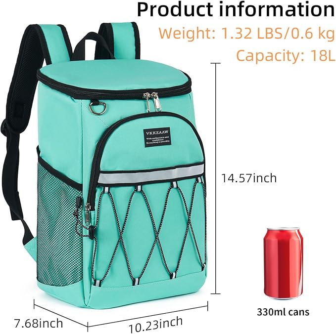 Backpack Cooler Backpack 26 Cans Insulated Leak Proof for Women Men Beach Camping Picnic Fishing Hiking Lunch Backpack Waterproof Cooler