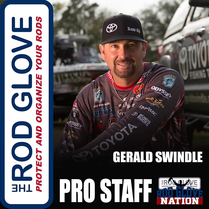 Rod Glove Authentic Casting Reel Cover (3 Pack) for Bass Fishing, Walleye Fishing Used by The Pros Like Gerald Swindle