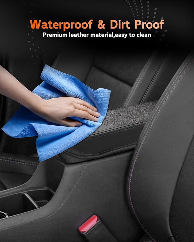 CDEFG for 2027 Chevrolet Bolt EV Center Console Cover Armrest Box Cover for 2027+ Chevy Bolt EV (LT/RS) Accessories Console Arm Rest Protector