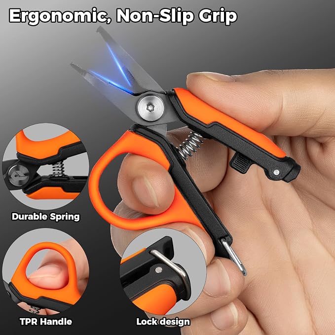 Fishing Line Cutter,Mini Fishing Scissors for Braided Line with Retractor