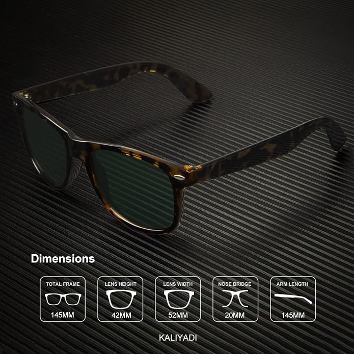 KALIYADI Sunglasses Men Polarized for Mens and Womens Unisex Sun Glasses for Driving UV Protection