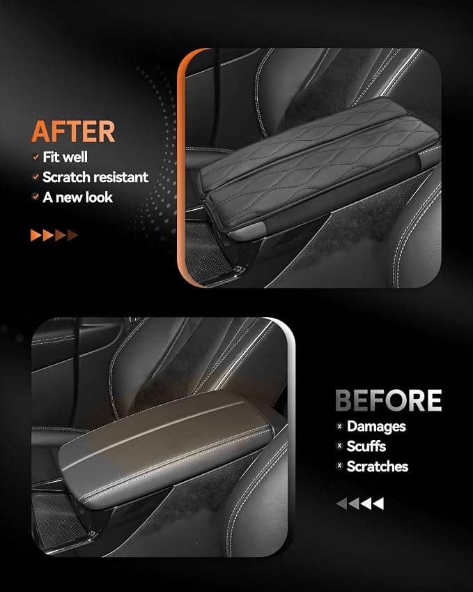 CDEFG for 2021-2025 2026 Buick Envision S Center Console Cover Armrest Box Cover for Envision S (Preferred, Sport Touring, Avenir) 2021 2022 2023 2024 2025 Accessories Console Arm Rest Protector