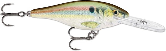 Rapala Shad Rap Crankbait, Hard Bait Lure, Bass Walleye and Pike Fishing Lure, Classic Tight Wiggle