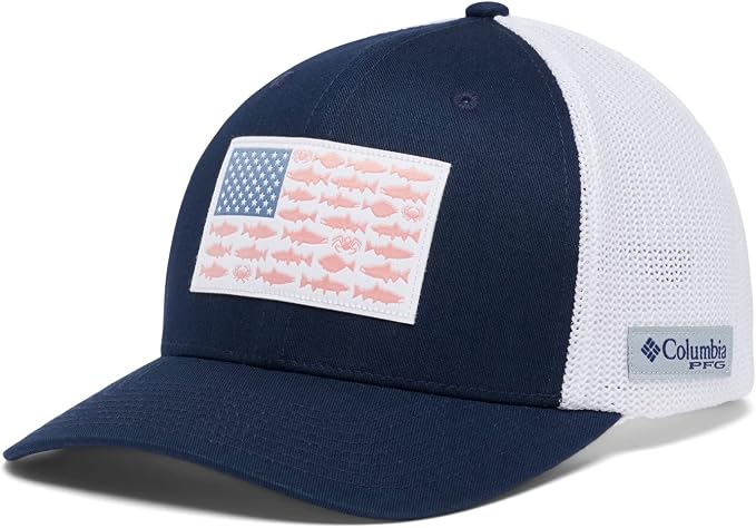 Columbia Unisex Adult PFG Logo Mesh Ball Cap