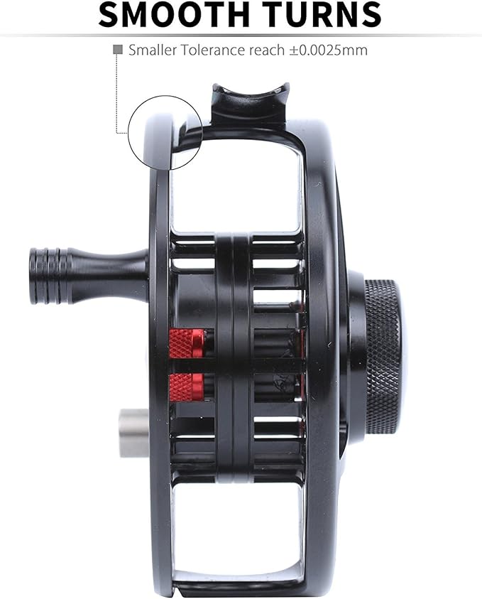 Maxcatch AVID Fly Fishing Reel with CNC-machined Aluminum Body - 1/3, 3/4, 5/6, 7/8, 9/10 Weights(Black, Green, Blue)
