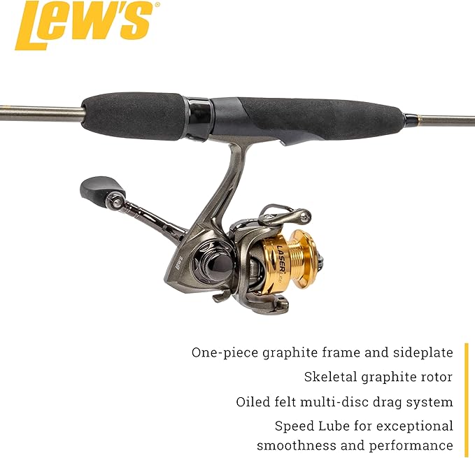 Lew's Lew’s Laser Lite Spinning Reel and Fishing Rod Combo