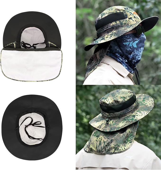 KastKing Sol Armis UPF 50 Boonie Hat - Sun Protection Hat, Fishing Hat, Beach & Hiking Hat, Paddling