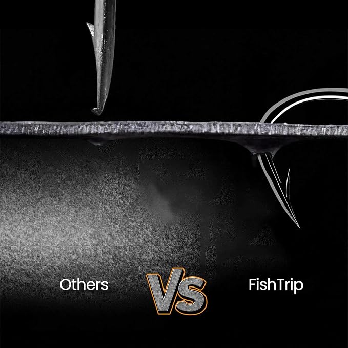 FishTrip Swimbait Hook, 25/50Pcs Twist-Lock Worm Keeper Hooks with Centering Pin Spring Weedless Hook for Soft Plastic Lures Baits Bass Fishing 1/0 2/0 3/0 4/0 5/0