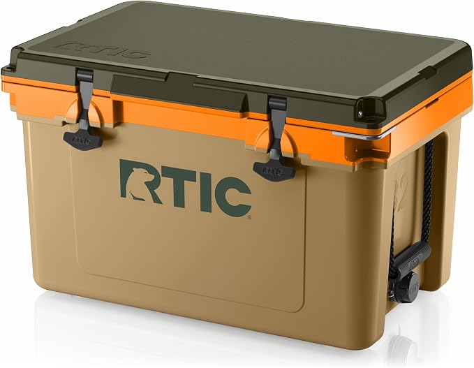 RTIC Ultra-Light 32 Quart Lightweight Hard Cooler, Insulated Portable Ice Chest 13 lbs, 48-Can Capacity, 5-Day Ice Retention, for Camping, Fishing, Beach, Boat, Picnic, Day Trip