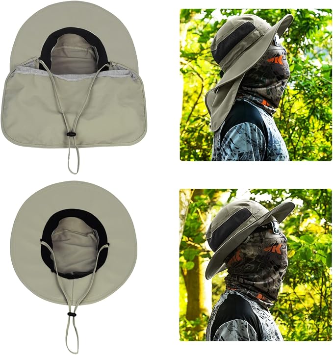 KastKing Sol Armis UPF 50 Boonie Hat - Sun Protection Hat, Fishing Hat, Beach & Hiking Hat, Paddling