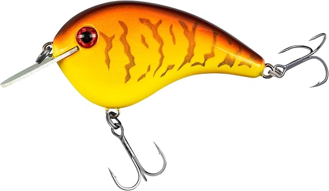 Strike King Chick Magnet Jr. Crankbait Fishing Lure, 1/4 oz, Dives 4-6 Feet, Premium Hooks