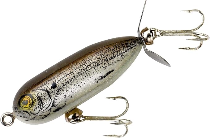 Heddon Torpedo Prop-Bait Topwater Fishing Lure with Spinner Action