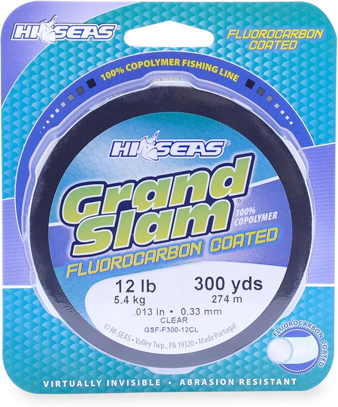 HI-SEAS Grand Slam Fluorocarbon Coated Fishing Line
