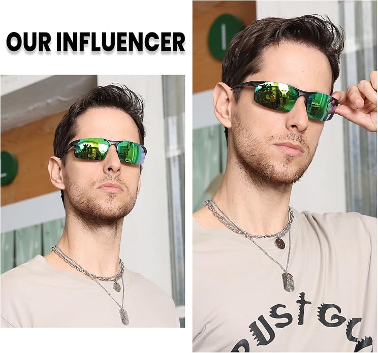 DUCO Polarized Sunglasses Mens Ultralight Carbon Fiber Sun Glasses for Men Driving Sports Fishing UV400 Protection DC8277