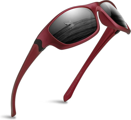 RUNCL Polarized Sports Sunglasses Billy, Fishing Sunglasses UV400 - Ultralight Floating TAC Lens, Anti-seawater Coating
