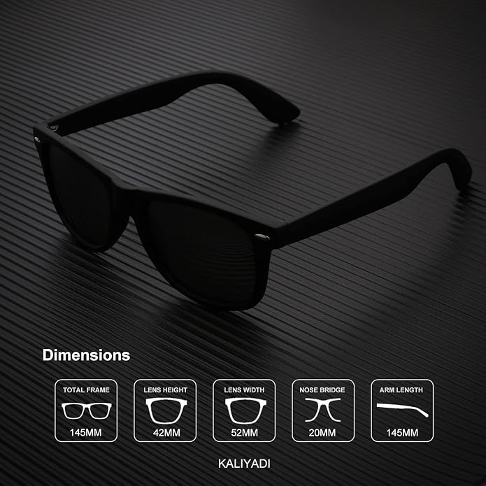 KALIYADI Sunglasses Men Polarized for Mens and Womens Unisex Sun Glasses for Driving UV Protection