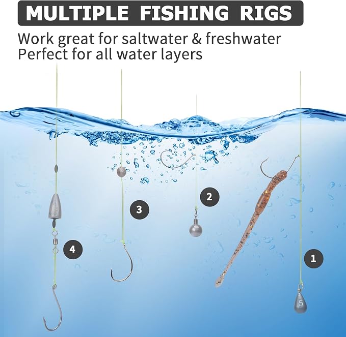 TRUSCEND Complete Fishing Lures - Tackle Box with Tackle Included - Crankbaits, Minnows, Frogs, Vibes, Poppers, Spinners, Spoons, Soft Baits, Hooks & Weights Accessories Kit for Bass Panfish Trout