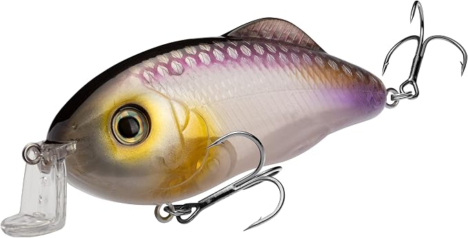 Strike King Hybrid Hunter Crankbait Fishing Lure, 1 oz, Reflective 3D Eyes