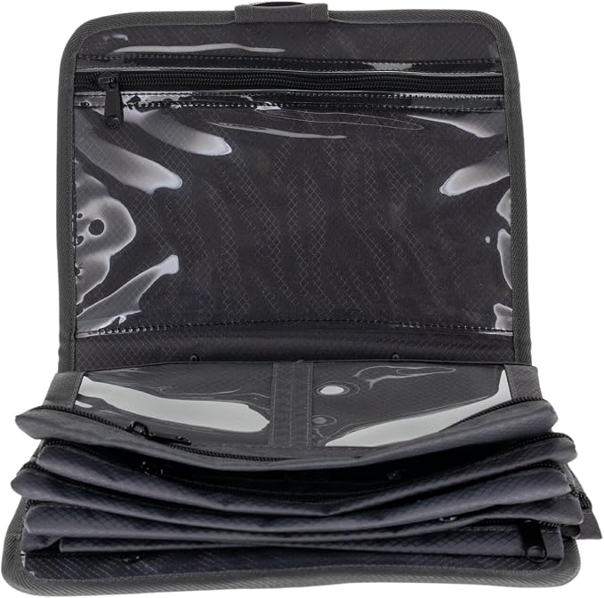 Reaction Tackle Deluxe Bait Binder – Water-Resistant Soft Plastic Bait Storage Bag, Saltwater & Freshwater Fishing Tackle Organizer, Lure Bag for Bass, Kayak, and Boat Fishing